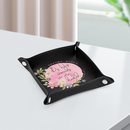 皮革托盤 - 以賽亞書 53:5